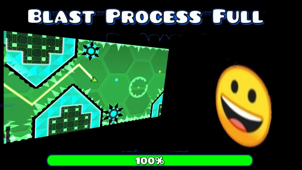Blast Processing Full 100% | Geometry Dash