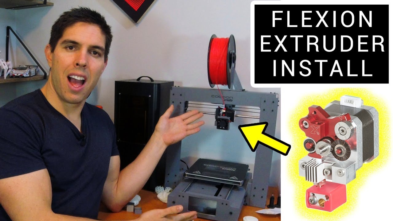 Flexion Extruder - Modding my Aldi Cocoon 3D printer / Wanhao Duplicator i3 Plus