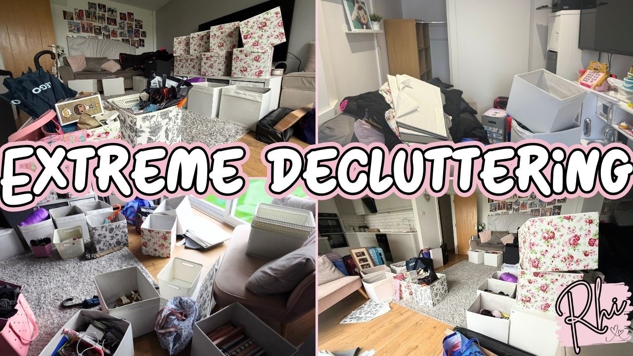 УБОРКА ВМЕСТЕ СО МНОЙ: Я устроила ОГРОМНЫЙ беспорядок, но это нужно было сделать!