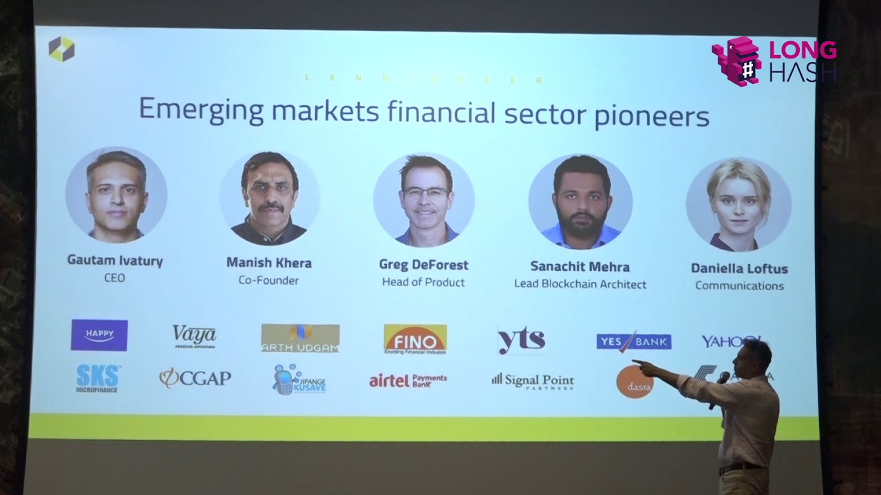 Lendledger @LongHash Pitch Fest 2018
