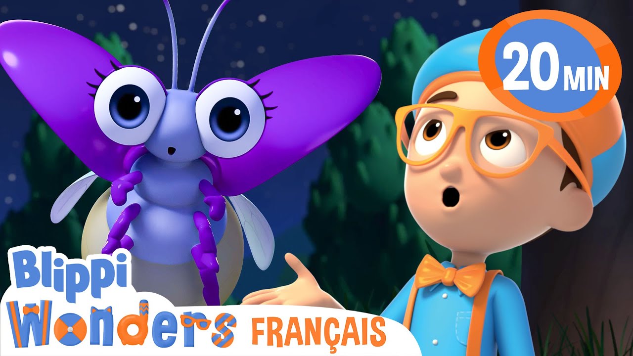 Les lucioles 🔎 Un spectacle animé de Blippi Wonders - Apprendre c'est amusant!