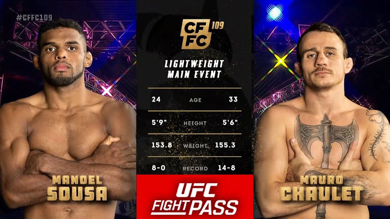 CFFC 109: Manoel Sousa vs Mauro Chaulet | May 27, 2022