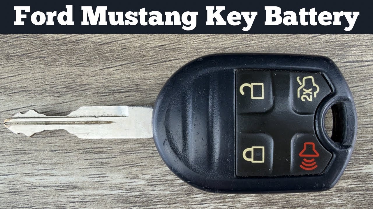 2010 - 2014 FORD MUSTANG Key Fob Battery Replacement - How To Change Replace Remote Batteries DIY