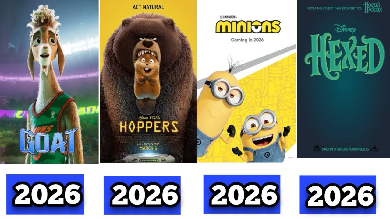 UPCOMING ANIMATED MOVIES IN 2026