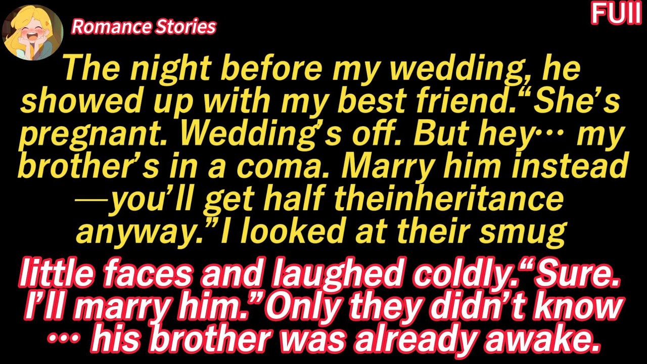 He showed up with my pregnant best friend.Me? I just married his brother.
