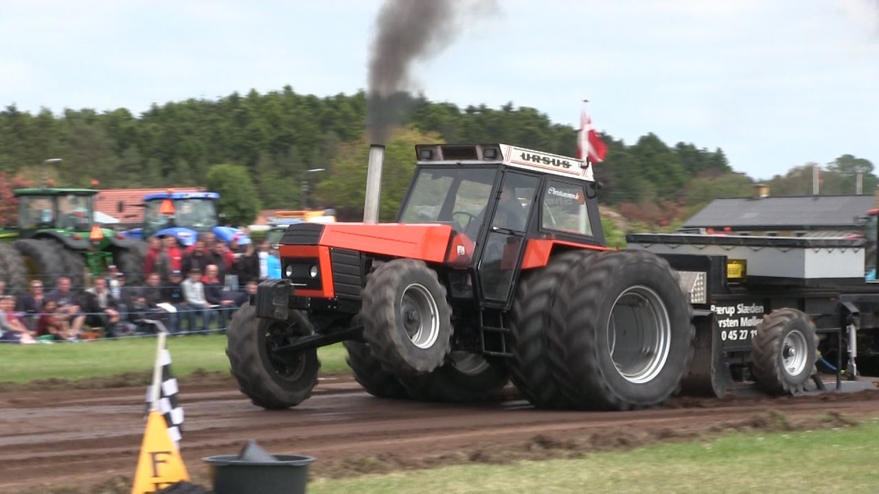 Ursus 1201, C-1201, 1222, 1501 & 1614 Pulling The Sledge | Tractor Pulling Denmark