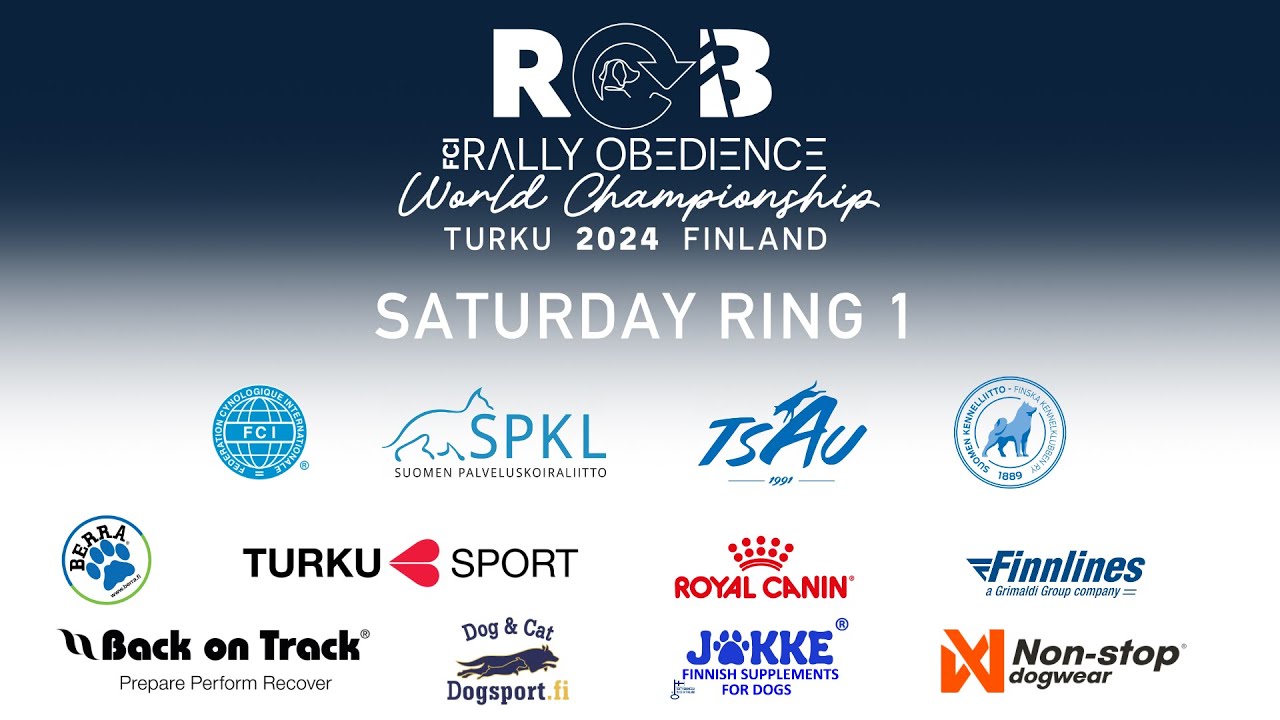 FCI Rally Obedience World Championship 2024 Saturday Ring 1