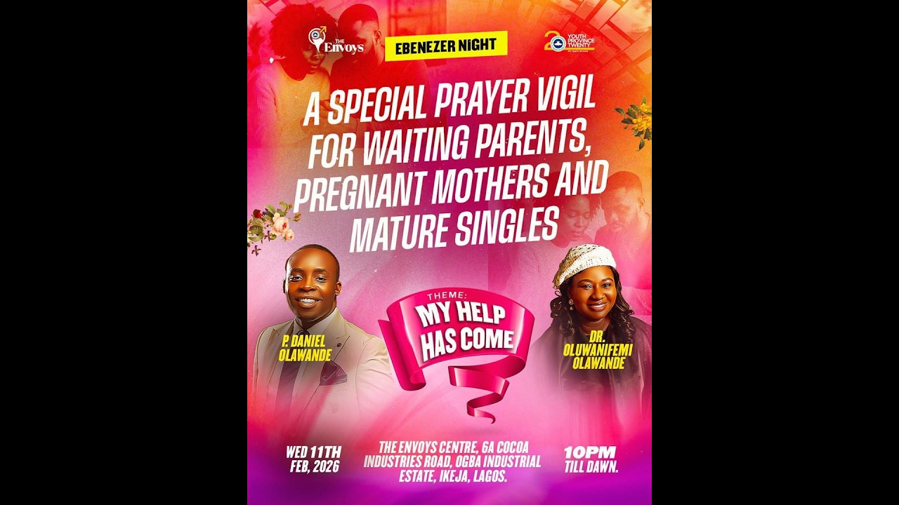 EBENEZER NIGHT || MY HELP HAS COME || RCCG THE ENVOYS  #rccg