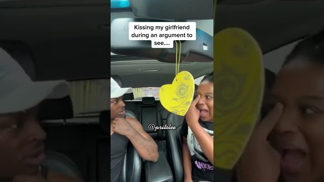 Kissing my Girlfriend during an Argument😘compilation😍😘🥰🤣