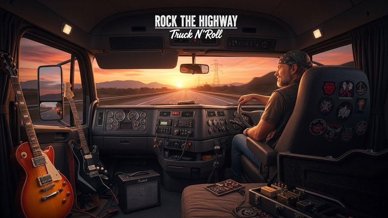 Night Driving Rock Mix &ndash; American Trucker Road Vibes