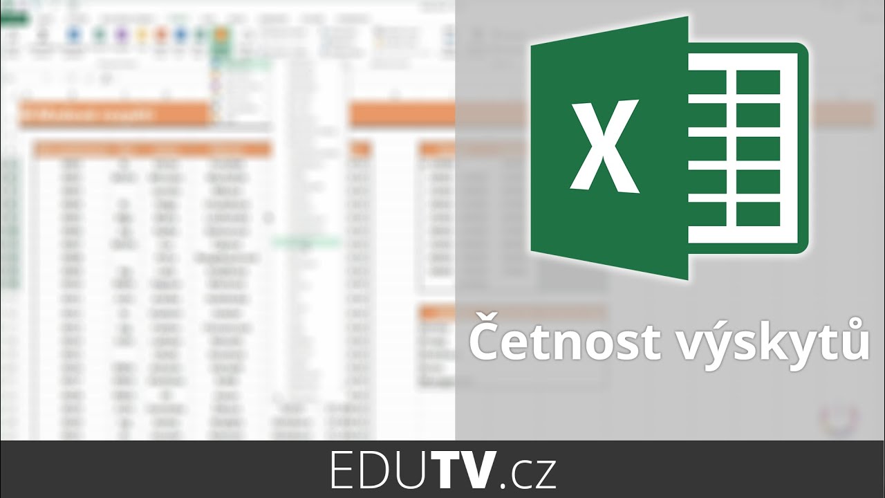 Jak na funkci Četnosti v Excelu? | EduTV
