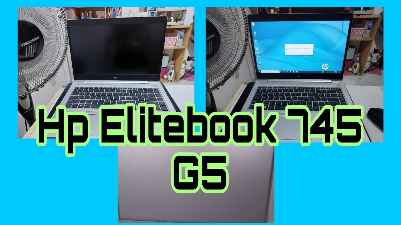 Unboxing my new Hp Elitebook 745 G5 Laptop||AnneVangsVlog