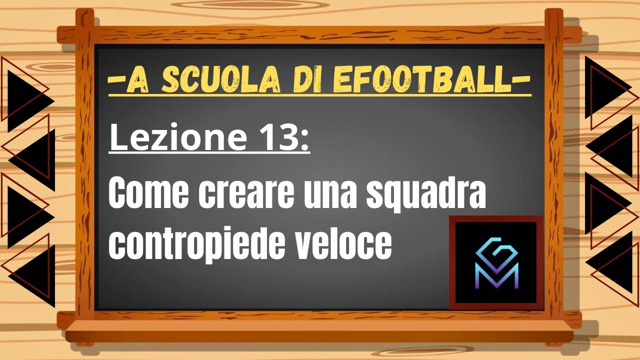 Scuola di Efootball-Lezione 13: Come creare una squadra con contropiede veloce.