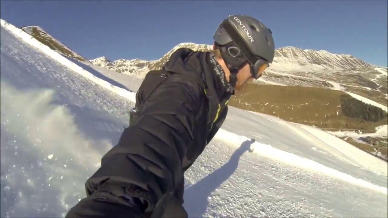 Skifahren Gimbal Test - Feiyu FY G4S mit GoPro 3 Black in Serfaus
