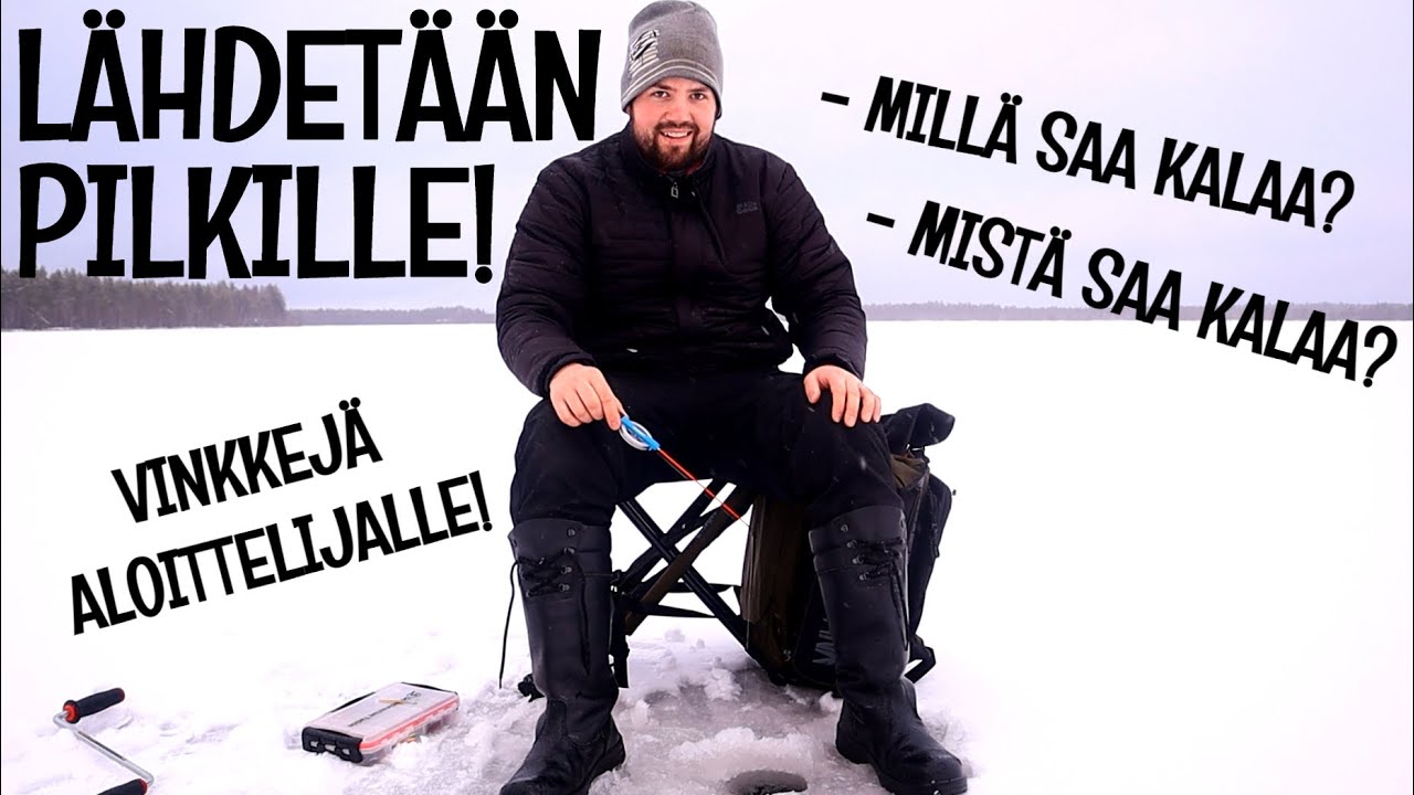 PILKINNÄN PERUSTEITA - VARUSTEET, JOILLA VOIT ALOITTAA PILKKIMISEN