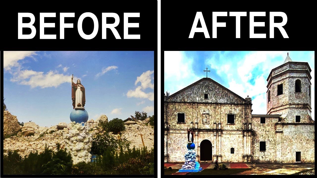 TOP 5 DESTROYED CHURCHES IN THE PHILIPPINES BY THE EARTHQUAKE