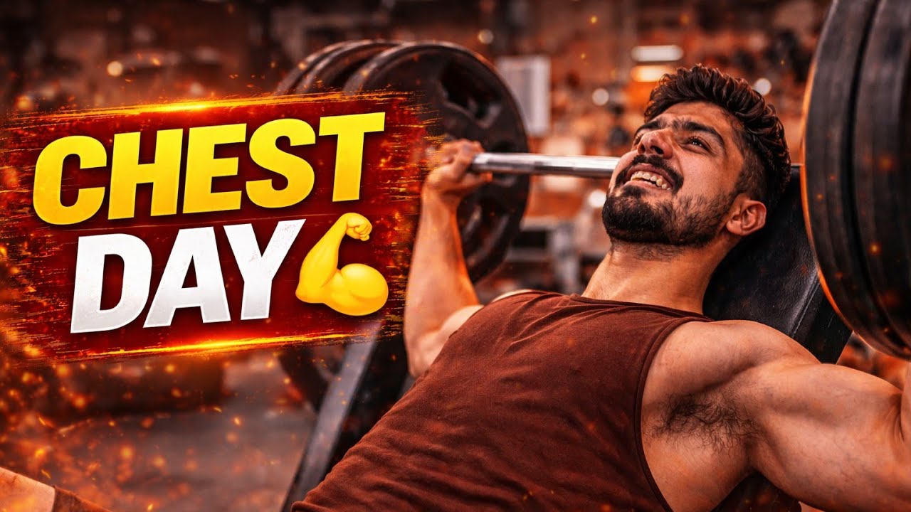INTENSE CHEST WORKOUT 🔥 | Gym Motivation | Daily Vlog