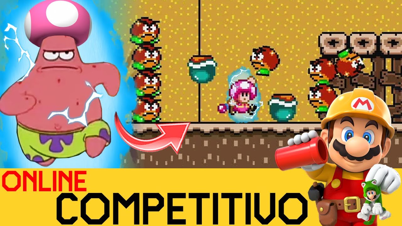EL ULTRA INSTINTO DE PATRICIA 🔥 - COMPETITIVO ONLINE #35 | Super Mario Maker 2 - ZetaSSJ
