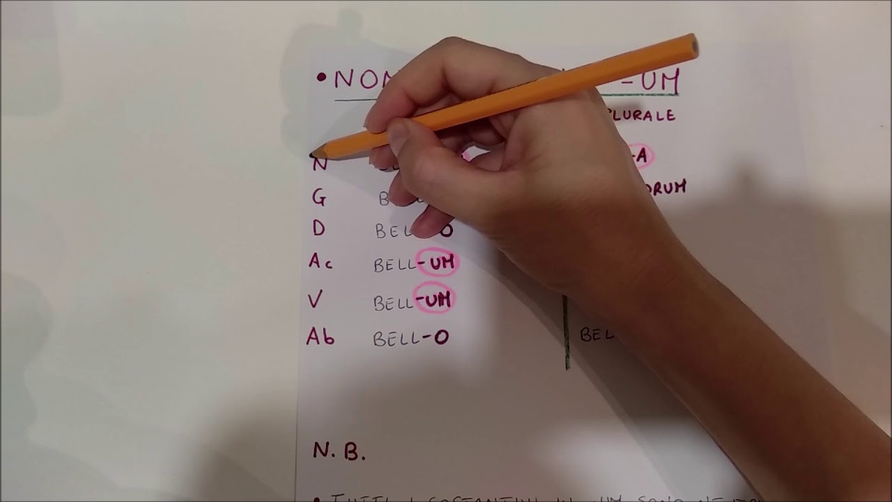 Lezione 9 - la Seconda Declinazione latina - parte 2