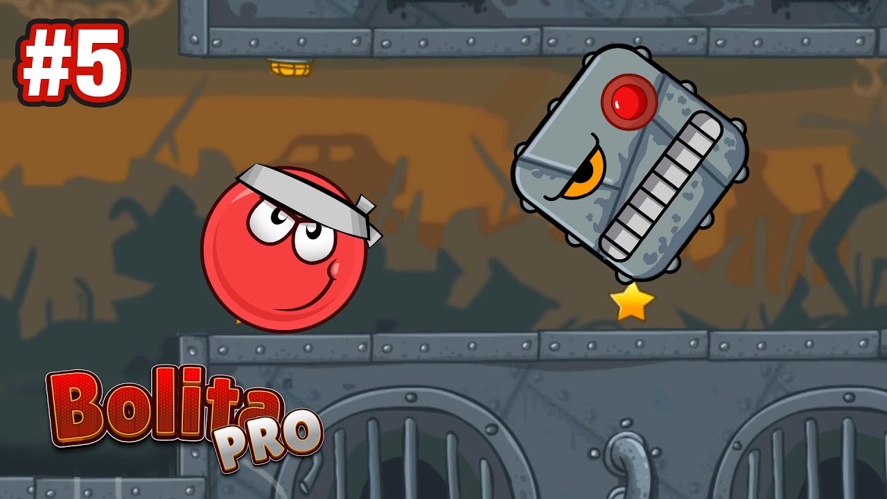 Fabrica y ROBOTS 🤖 | Bolita Pro | Red Ball