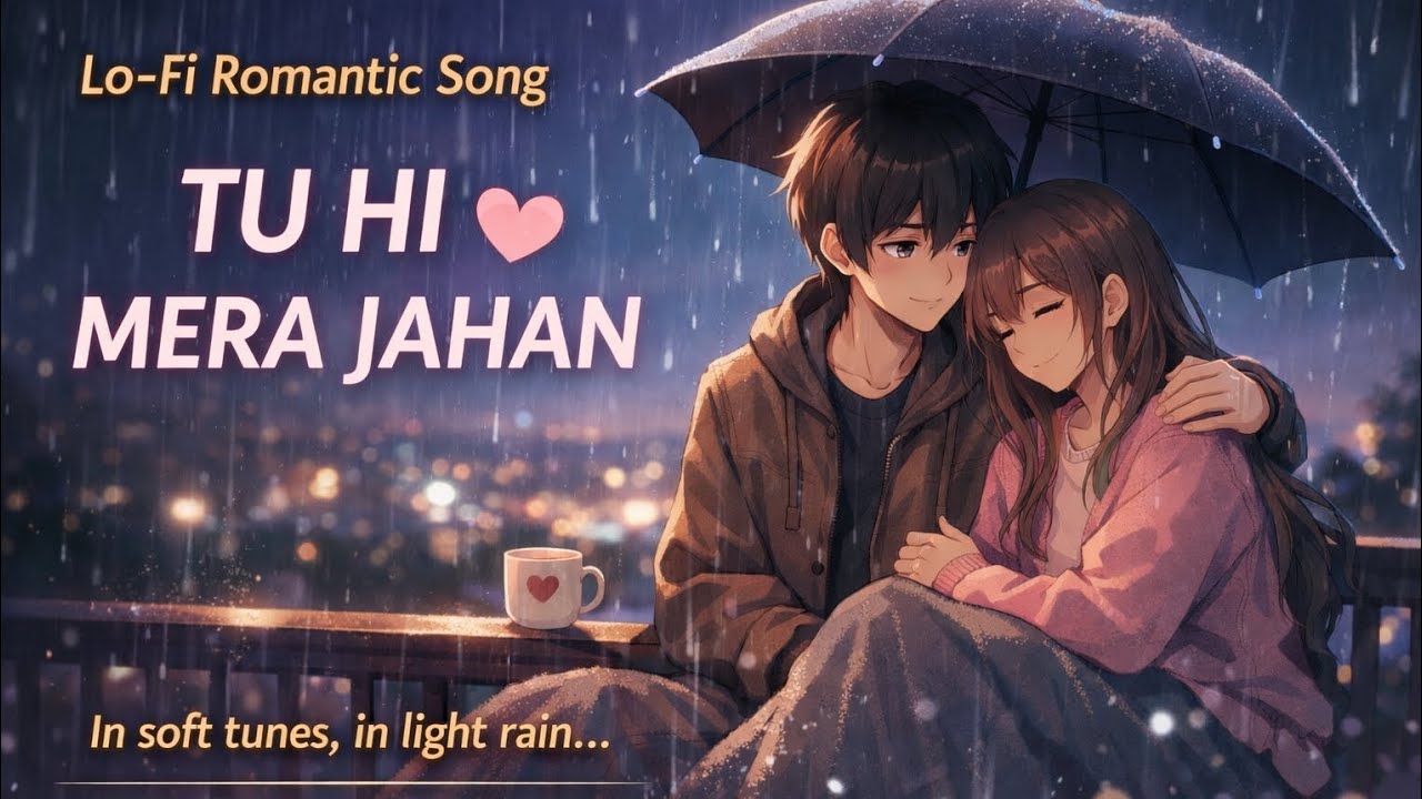 Tu Hi Mera Jahan 💖 | Romantic LoFi Song | Slow + Reverb | Rainy Night Love Vibes 2026