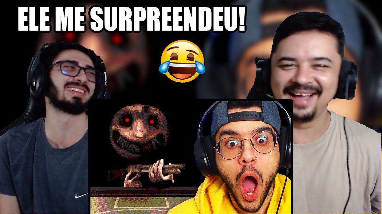 REACT JOGANDO PELA PRIMEIRA VEZ O FAMOSO JOGO DA ROLETA RUSSA!- Buckshot Roulette / Kleberiano Games