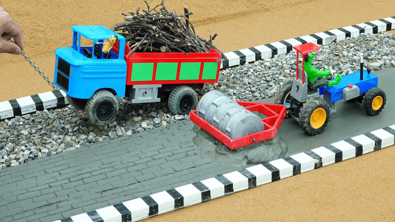 DIY roller science project for New Concrete Road Making