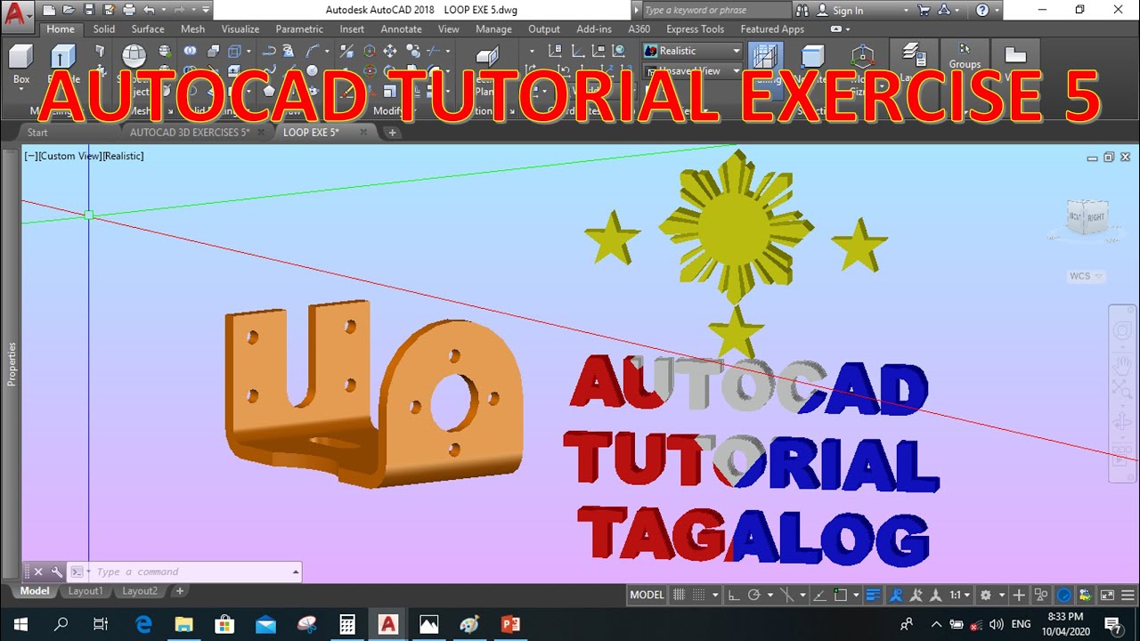 AUTOCAD 3D EXERCISE 5