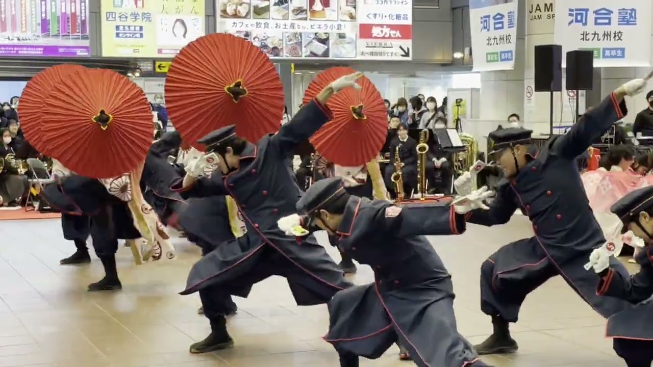 2023.3.11　小倉駅　JAM広場　JR九州 櫻 燕 隊
