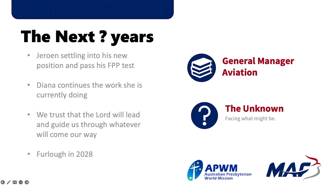 MAF Presentation | 8 March 2026