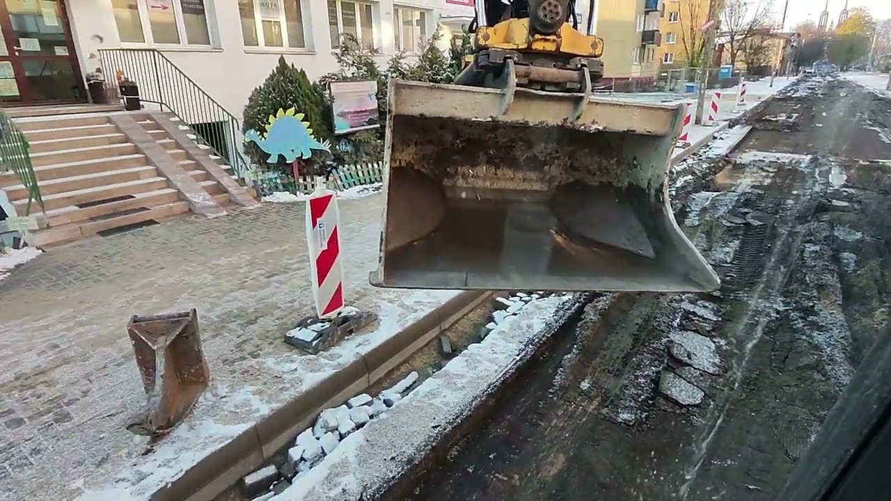 Korytowanie drogi po frezowaniu | Żyrardów | Koparka Volvo EW160E | Part 12