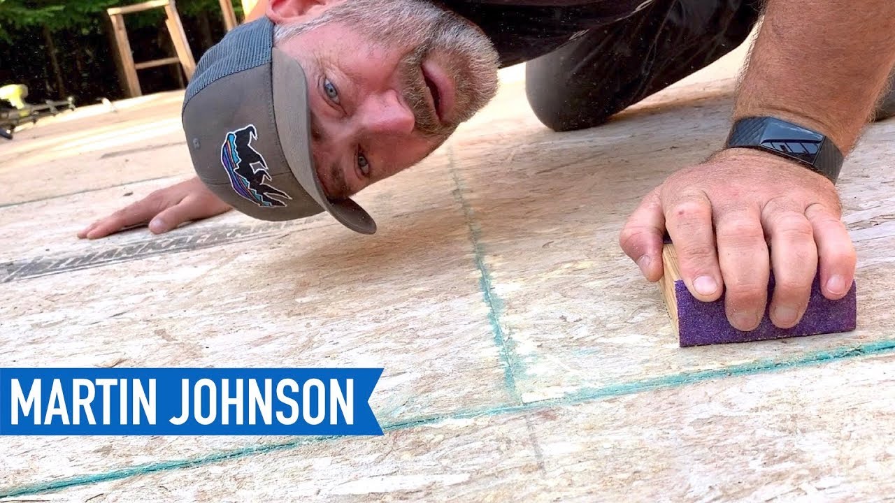Weather Proofing OSB Flooring | Off Grid Cabin Build #30