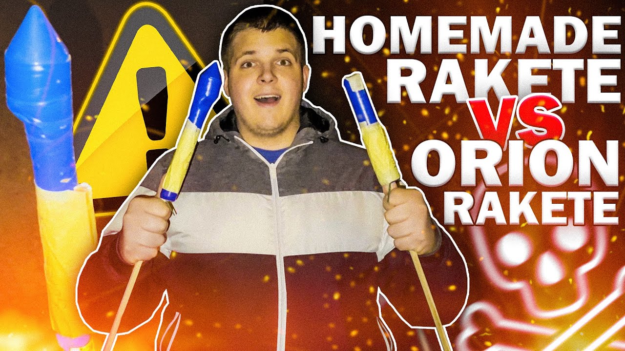 MOJE HOMEMADE VS ORION PIROTEHNIKA RAKETE!?
