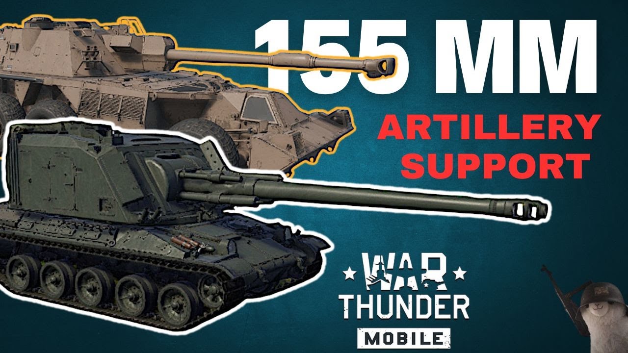 ARTILLERY SUPPORT WITH AuF1 & G6 // GAMEPLAY  PLATOONS // WAR THUNDER MOBILE💥💥