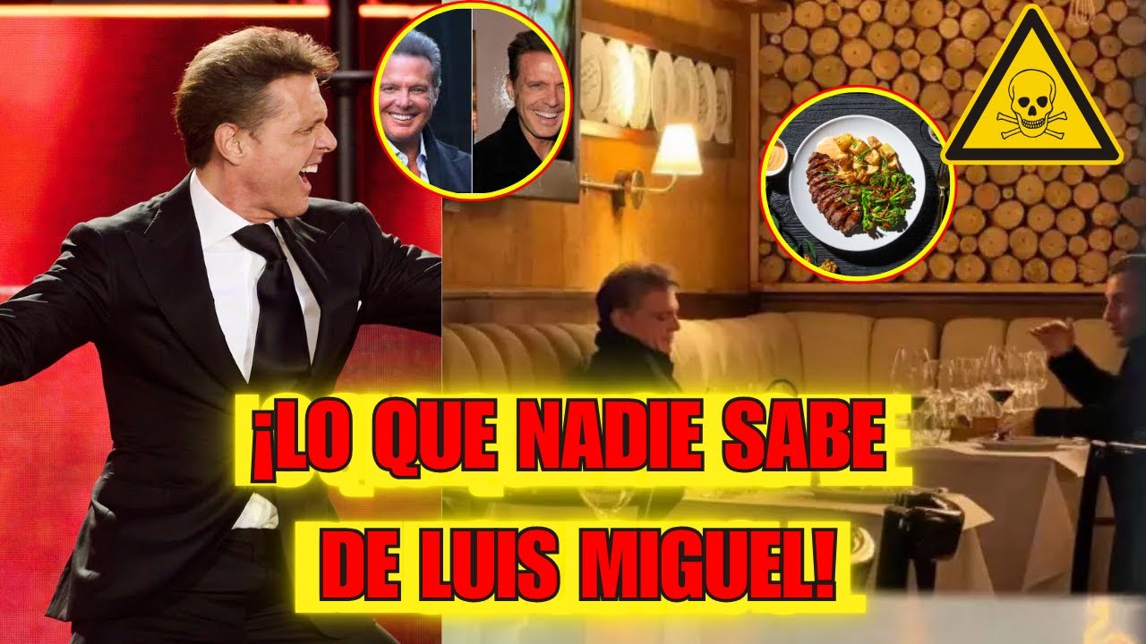 Las MANÍAS de LUIS MIGUEL a la HORA DE COMER