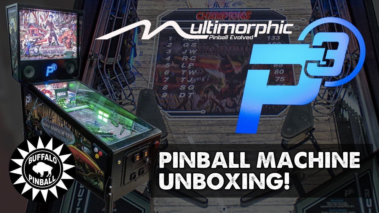 Multimorphic P3 Pinball Machine Unboxing and Setup! Lexy Lightspeed: Escape from Earth