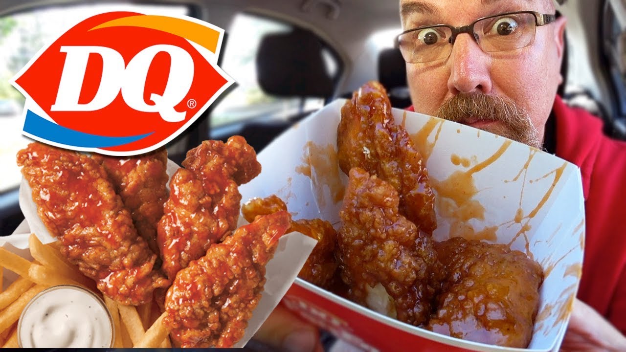 🍦💋 Dairy Queen 🍦💋 Spicy Sweet Glazed Chicken Strip Basket