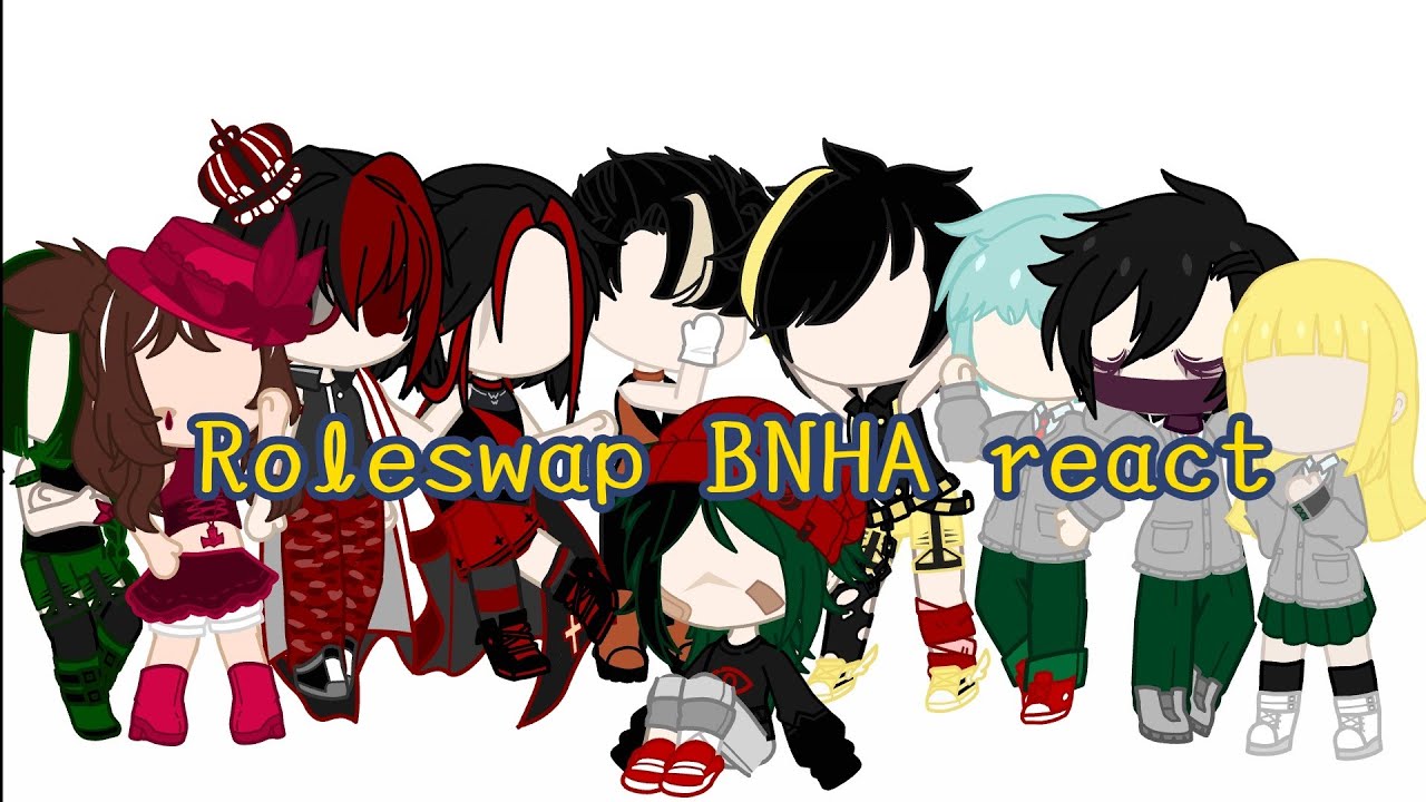 roleswap-BNHA/MHA react to canon mha(short TvT sowy)