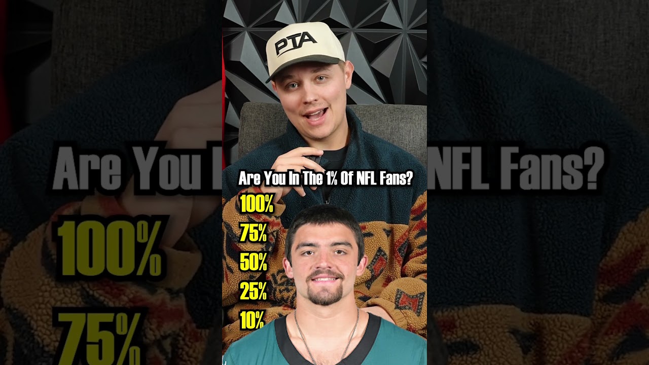 Are you in the top 1% of NFL Fans? 🔥 