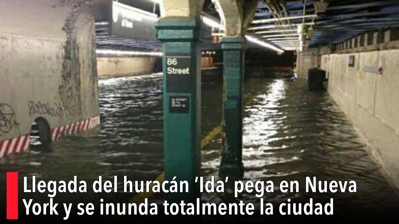 ¡EL DÍA DESPUÉS DEL MAÑANA! Llegada de Ida pega en Nueva York y se inunda totalmente la ciudad
