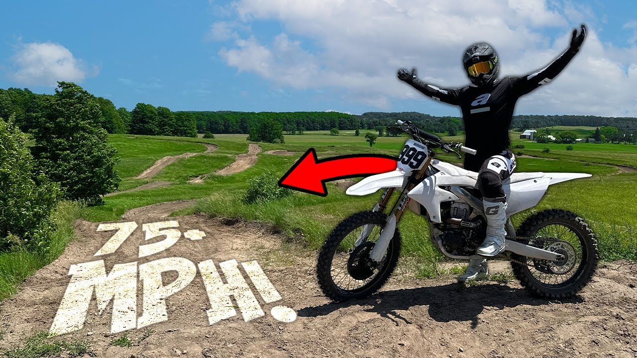 Покоряем САМУЮ БЫСТРУЮ трассу для мотокросса в Америке! 🤯