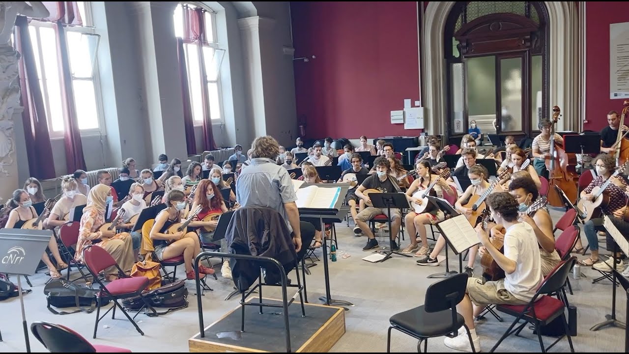 Vincent Beer-Demander et l'European Guitar and Mandolin Youth Orchestra 2021