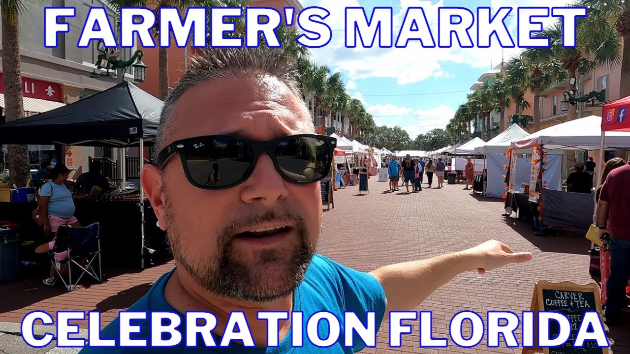 Celebration Florida, Farmers Market, Food, Crafts, Clothes, Art and So Much More! Full Tour!