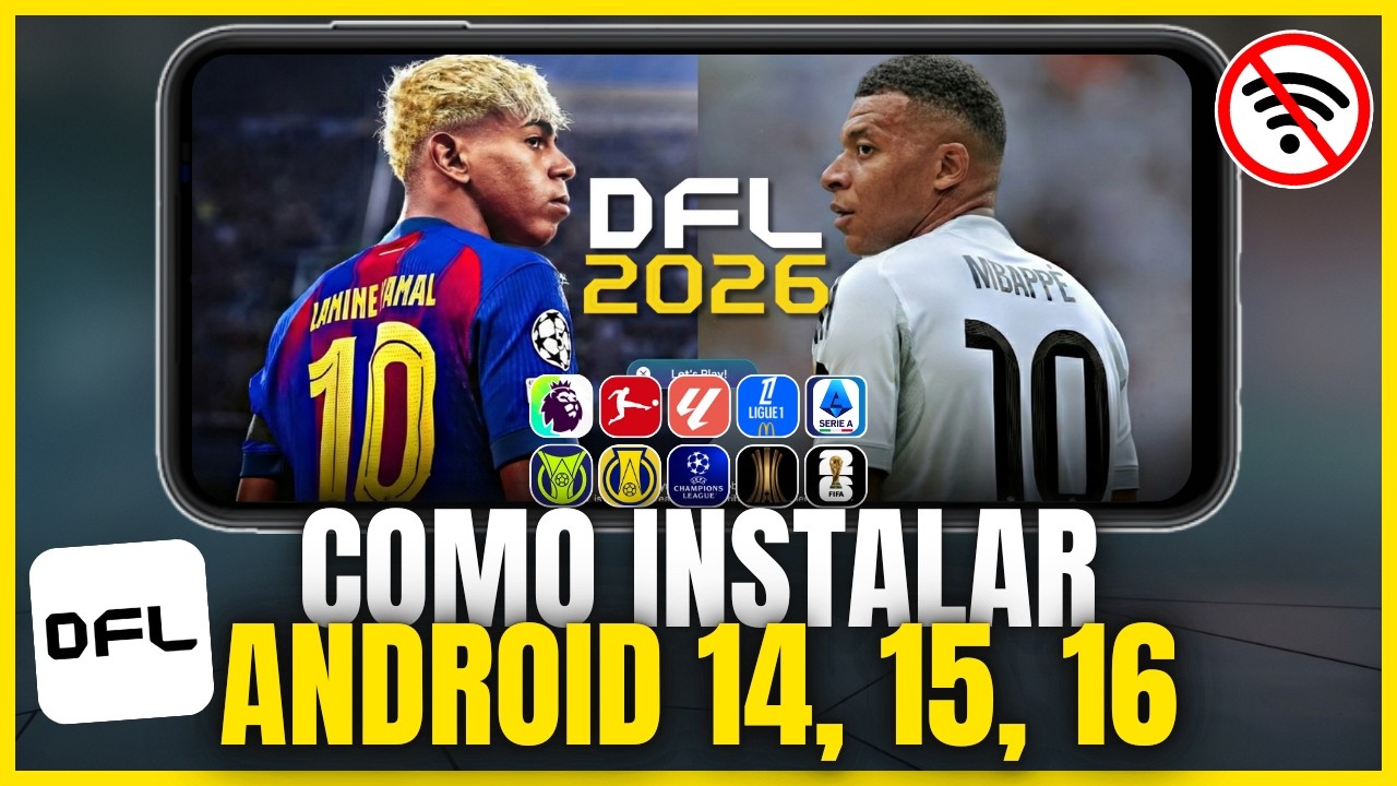 🚨COMO INSTALAR O DFL 2026 NO ANDROID 13, 14, 15, 16 (SEM ERROS)