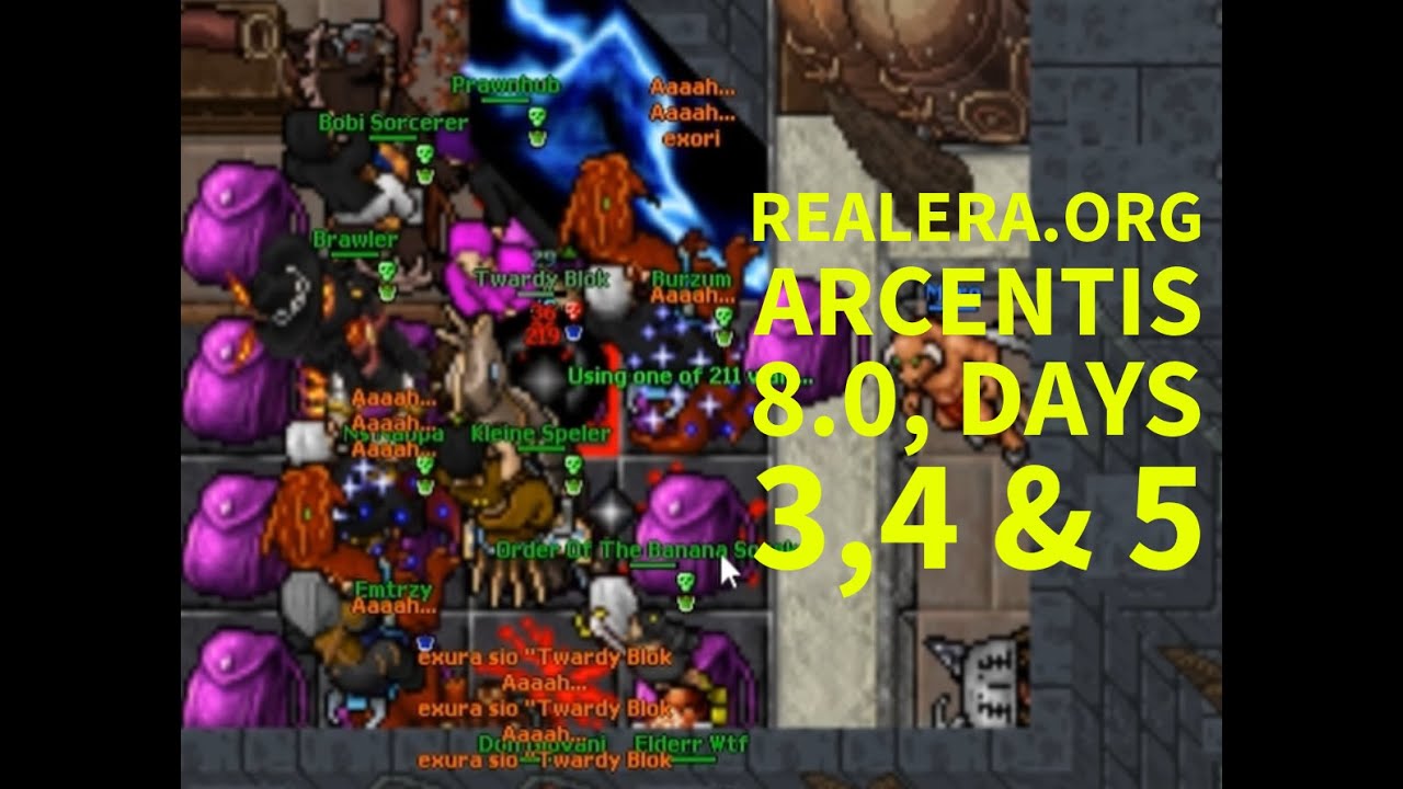 REALERA.ORG, ARCENTIS 8.0, DAYS 3,4 & 5 (FIRST POI SERVICE, RS DIES, PK)!