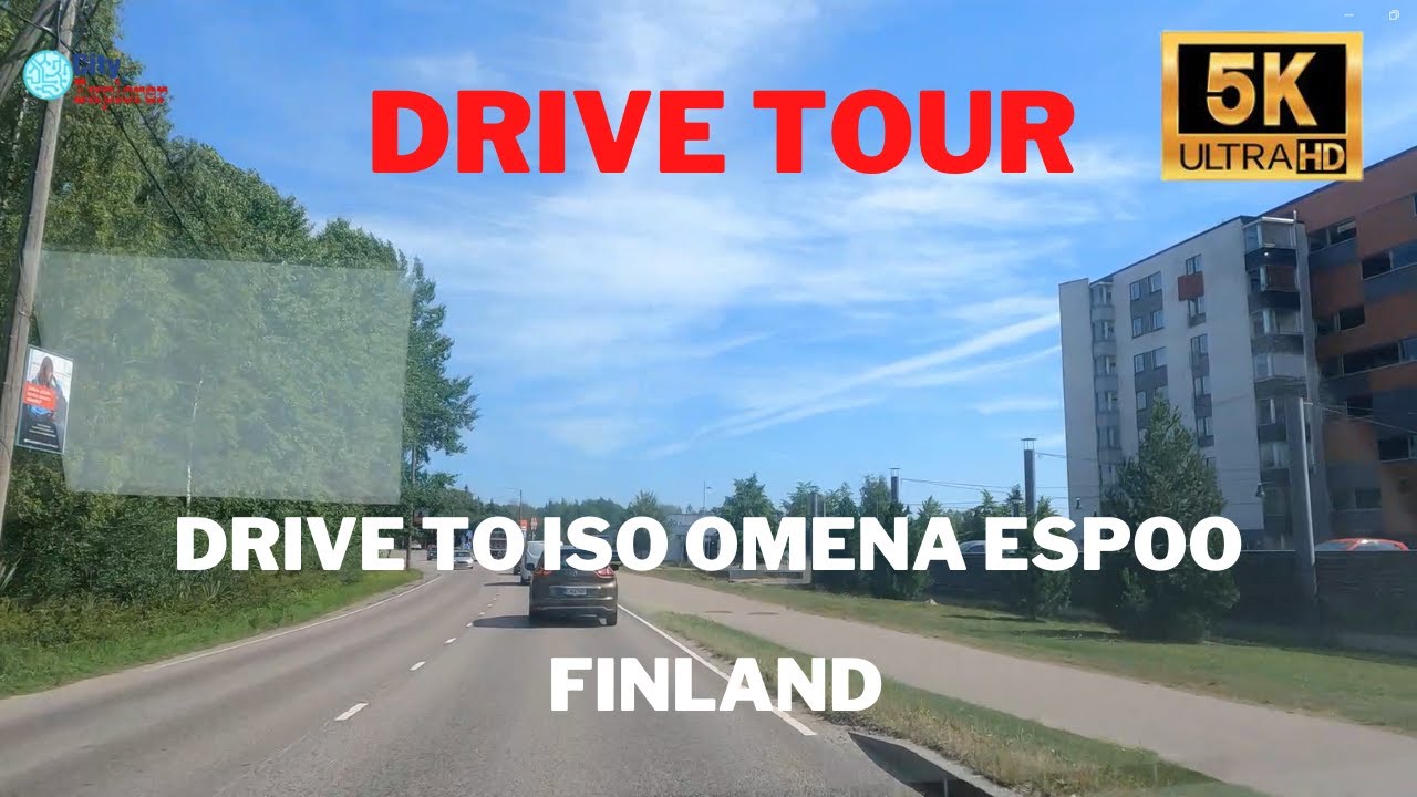 Drive to Iso Omena Espoo Finland🚔🚲#helsinki  #espoo  #finland #scandinavia #europe