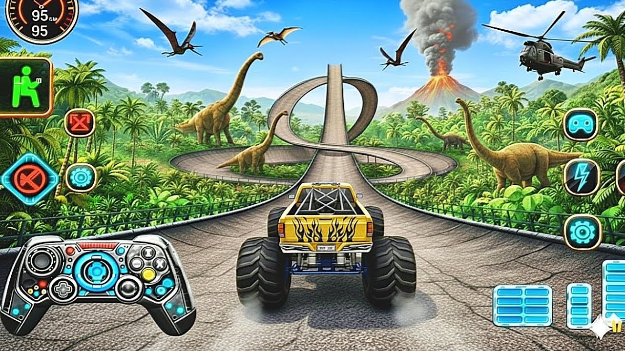 Monster Truck Mega Ramp Sky Racing 🚛 | Extreme 4x4 GT Speed & Ultimate Stunt Challenge 2026🔥