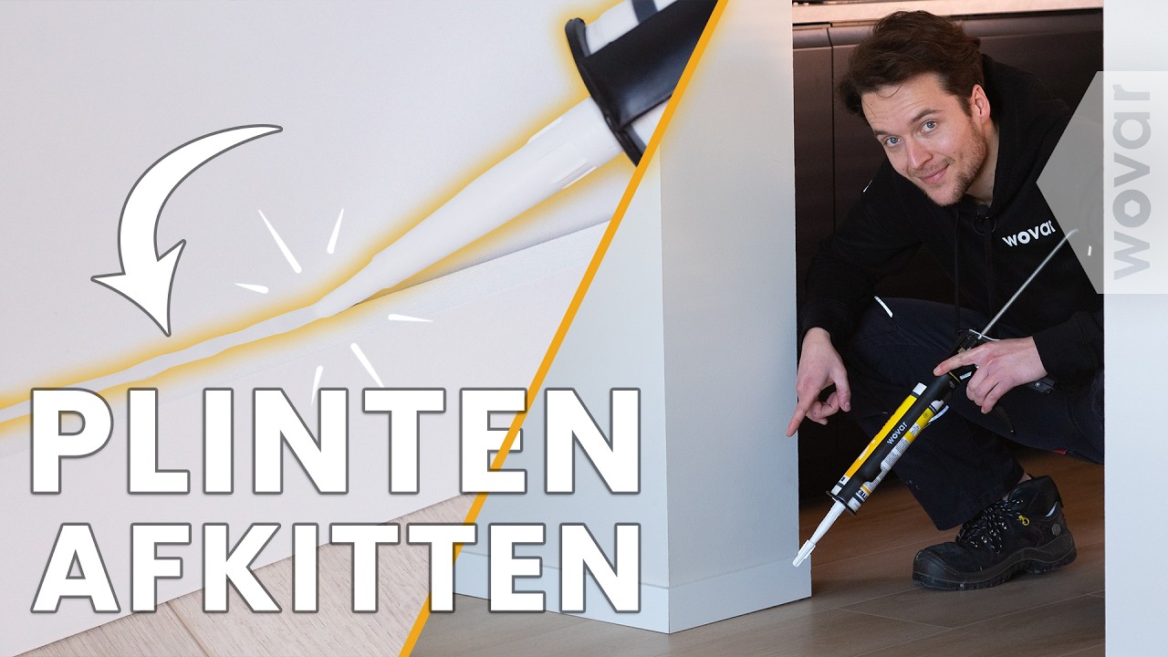 Plinten afkitten bij hout & PVC vloeren (maak deze fout NIET!)