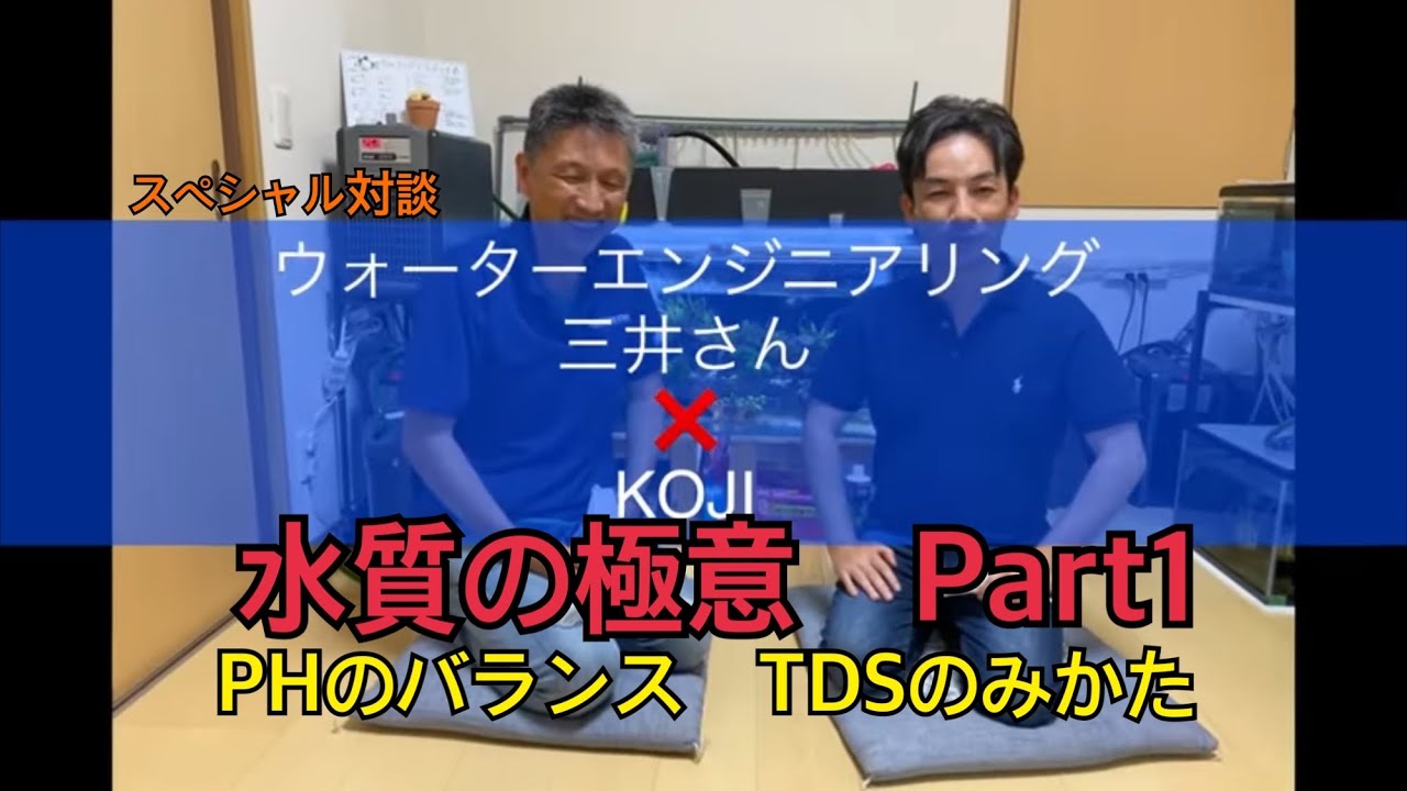 改めて知って欲しい水質の極意(PHのバランス　TDSのみかた)     ウォーターエジニアリングさん対談Part1  #アクアリウム  #熱帯魚