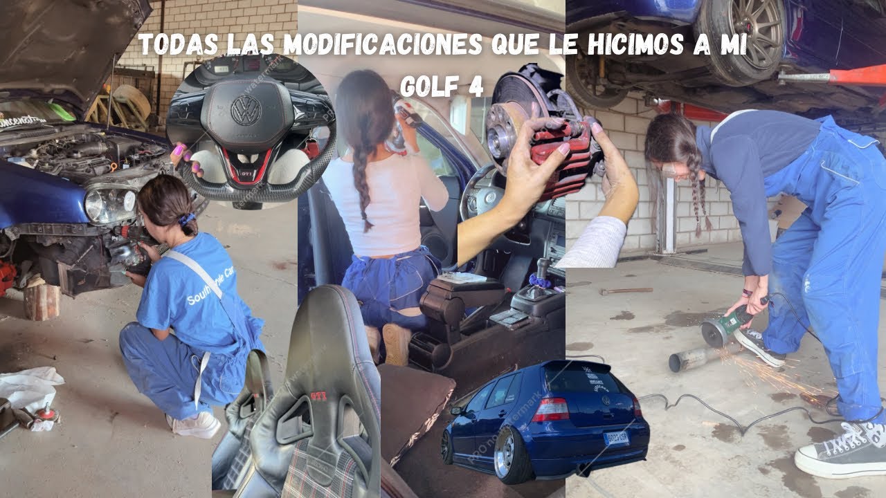 Todas las modificaciones que le hice a mi golf 4 